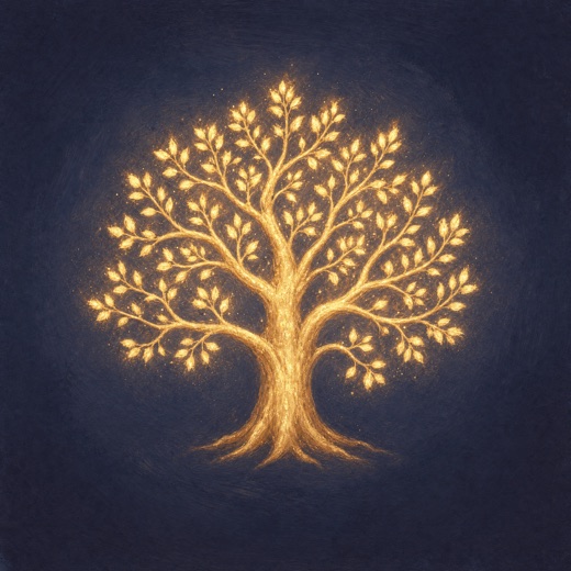Emblème du niveau 5 : arbre en croissance